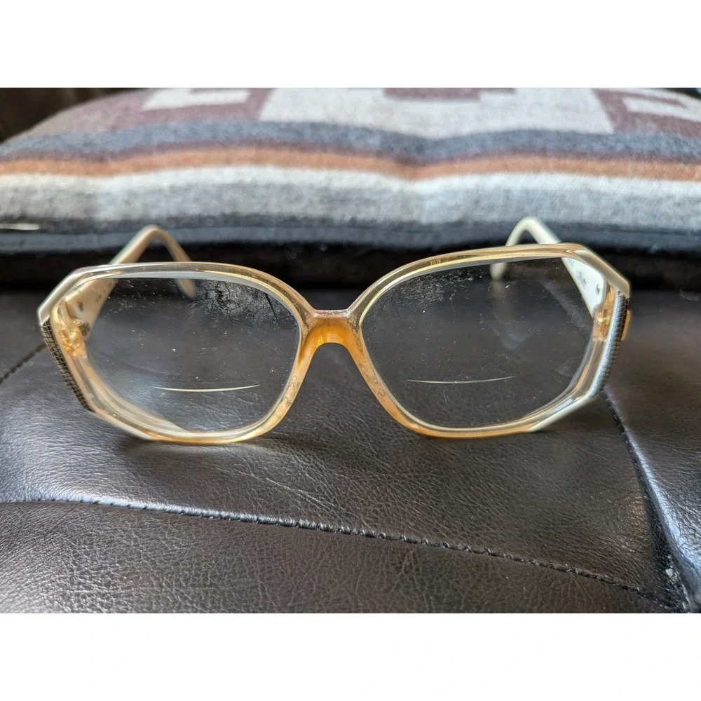 Vintage Silhouette M1255 /20 C2084 White Oversized Eyeglasses Frames 56-12-130mm